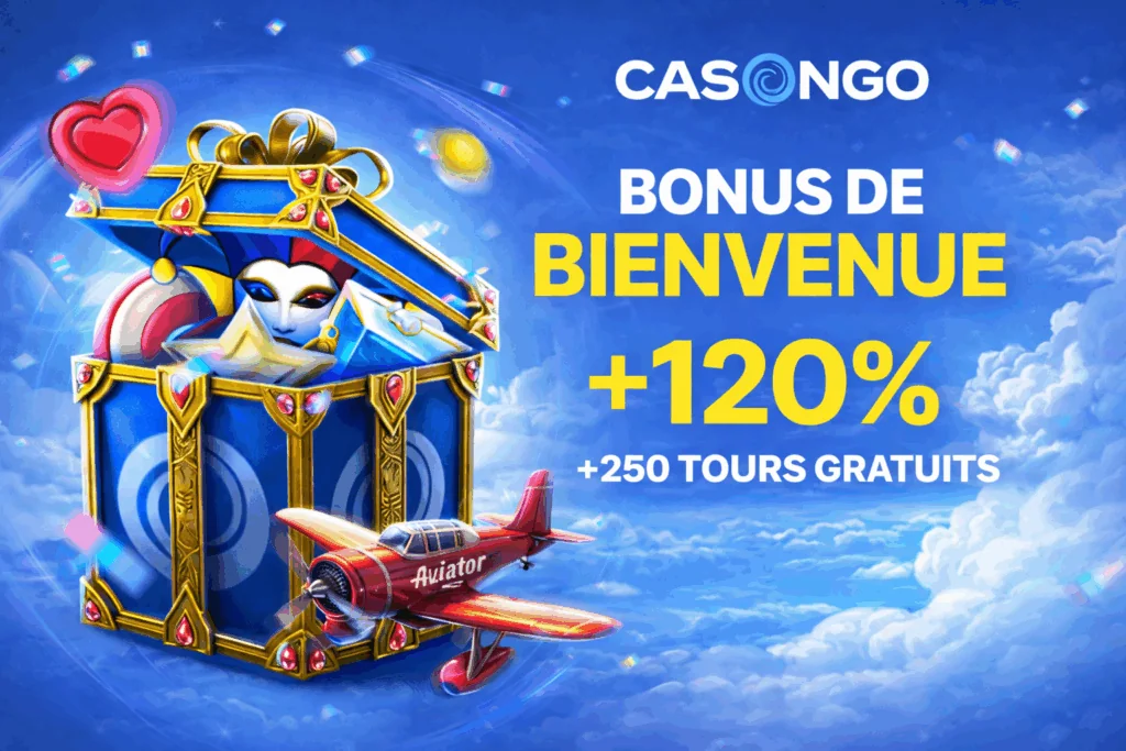 Bonus du casino Casongo