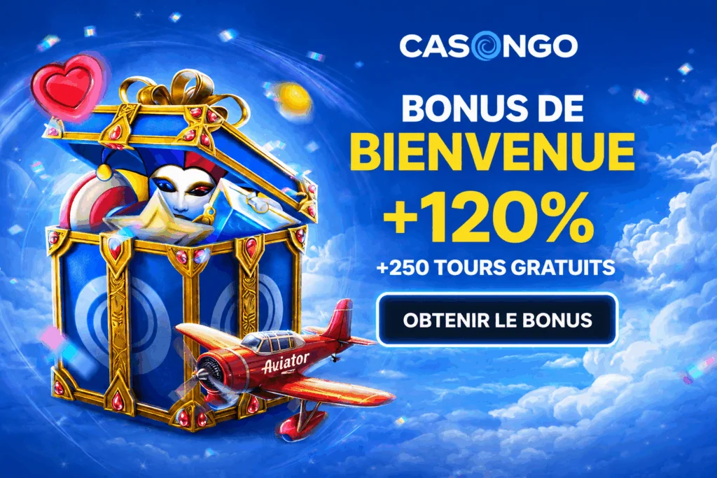 Bonus de bienvenue du Casongo Casino